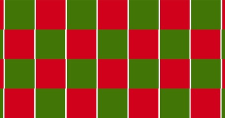 Full frame shot of red and green checked pattern background depicting christmas
