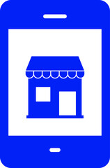 Online shop Isolated Vector icon which can easily modify or edit

