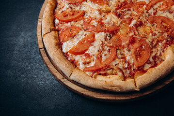 pizza cheese tomato food italian fast food