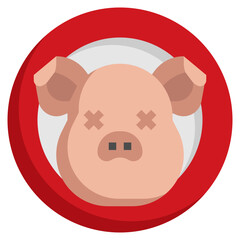 PIG flat icon