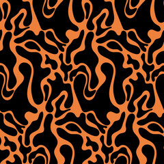 Seamless background with tiger skin pattern.