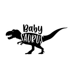 baby saurus logo inspirational quotes typography lettering design