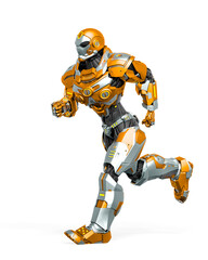 space knight is running