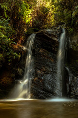 Waterfall in the Ibitipoca mountains, city of Lima Duarte, State of Minas Gerais, Brazil