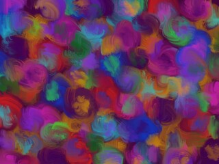 abstract background with bright paint spots different colours	
