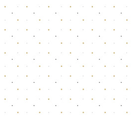 Christmas pattern with winter ornaments, gold stars, design for Holidays decoration, wrapping paper, print, fabric or textile, Merry Christmas and Happy New Year, vector illustration