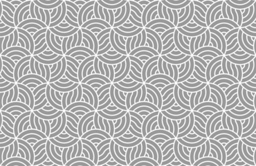 Seamless pattern with geometric stripped tiles. Stylish monochrome texture. Abstract background for textile, fabric and wrapping. Swatch for vector design.