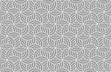 Seamless pattern with geometric stripped tiles. Stylish monochrome texture. Abstract background for textile, fabric and wrapping. Swatch for vector design.