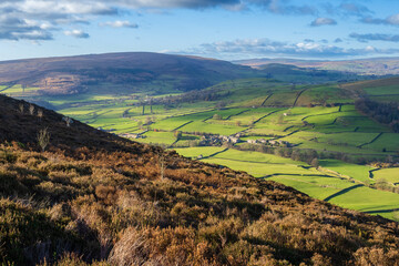 View from the Simon's Seat in the Yorkshire Dales