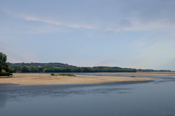 Panorama of La Loire in France 