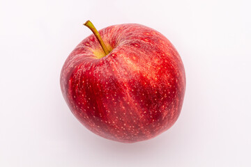 Apple on the white background.
