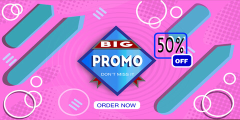 Fototapeta premium Banner Sale Vector 