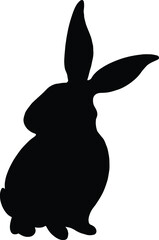 Bunny Silhouettes SVG Rabbit Silhouettes SVG