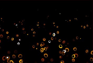 Light Orange vector backdrop with dots.
