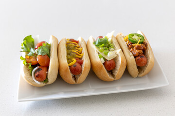 A Variety of Hot Dogs