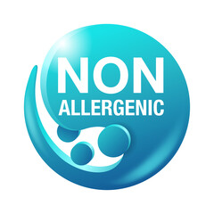 Non-allegrenic 3D blue emblem 