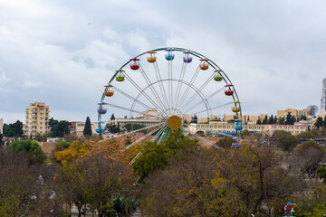Ferris wheel in the park of Setif city.