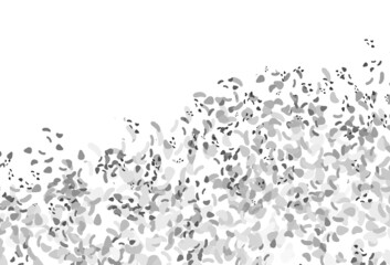 Light Silver, Gray vector backdrop with abstract shapes.