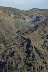 view of the mountains of the north caucasus