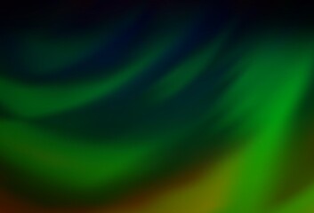 Dark Multicolor, Rainbow vector blurred bright template.