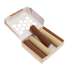 candles from natural beeswax. handmade. Beautiful and useful gift.