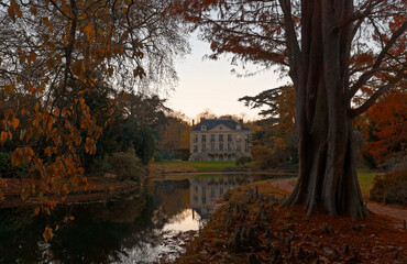 Arboretum of Wolves valley during the autumn - Chatenay Malabry, France.