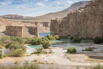 The deep blue Lakes of Band-e-Amir, Afghanistan