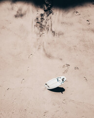 surfboard on the beach © JP