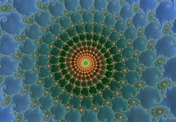 Abstract fractal background