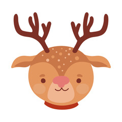 happy reindeer design