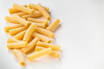 Raw Organic Dry Penne Pasta Ready to Cook