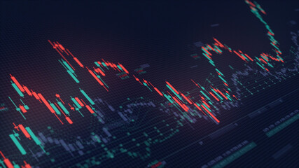 Trading Stock Market Digital World