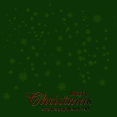 christmas background with snowflakes