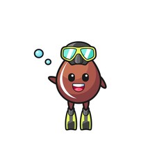 the chocolate drop diver cartoon character