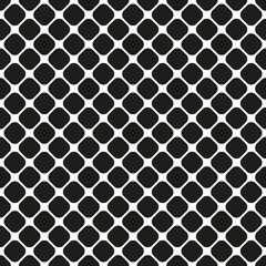 Seamless abstract geometric rounded tile pattern background