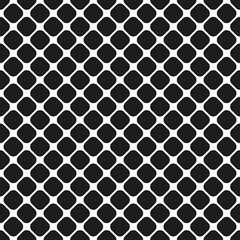 Seamless abstract geometric rounded tile pattern background