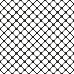 Seamless abstract geometric rounded tile pattern background