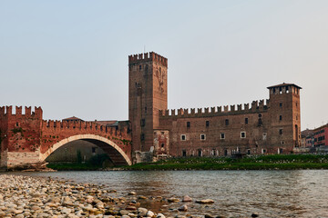 Castelvecchio in the City of Verona, Northern Italy