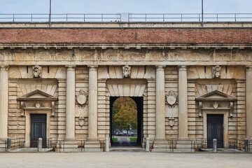 Porta Palio gate, Verona, Italy