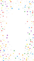 Festive perfect confetti. Celebration stars. Joyou