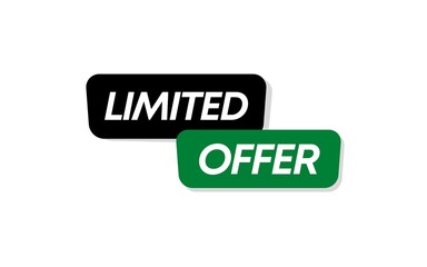 Limited Offer, special offer, percent discount limited offer, Banner limited offer, background promotional banner