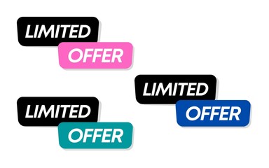Limited Offer, special offer, percent discount limited offer, Banner limited offer, background promotional banner
