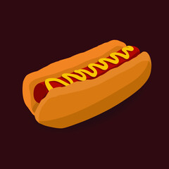hot dog illustration