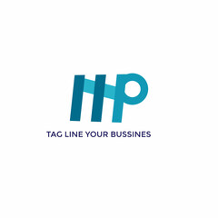 Fototapeta premium simple logo letter m and p for your company trendy Design