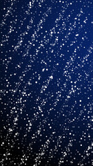 Fototapeta premium Random white dots Christmas background. Subtle fly