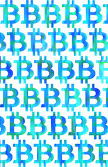 Abstract bitcoin pattern background image.