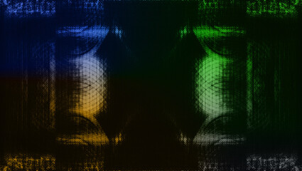 Abstract glitch art blur background image.