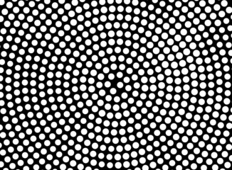 black and white of halftone background