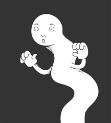 Funny ghost draw