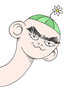 Funny face draw